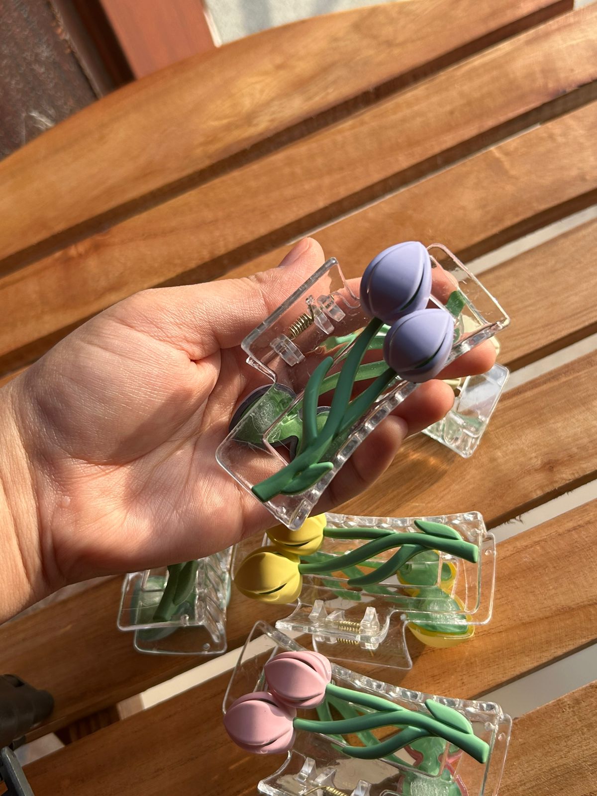 Tulip Hair Clips
