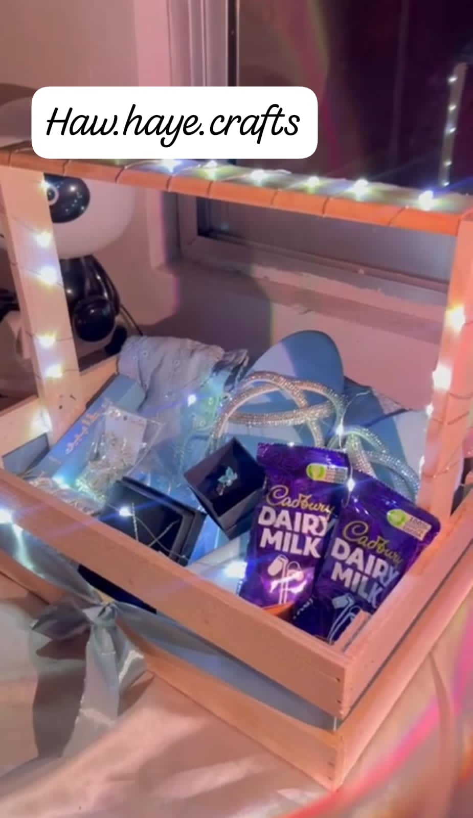 Ice Blue Basket