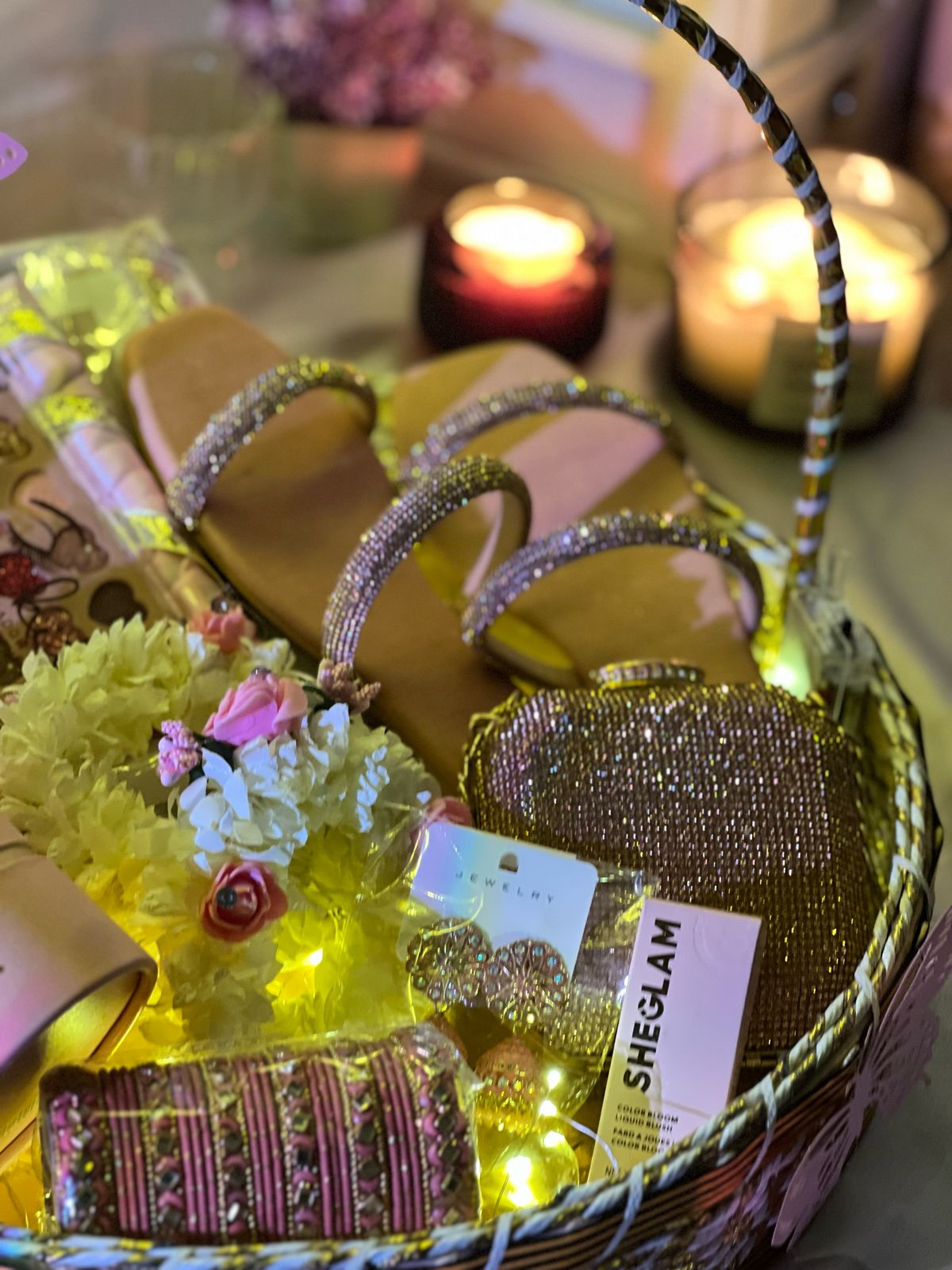 Pink Eid Basket for Her