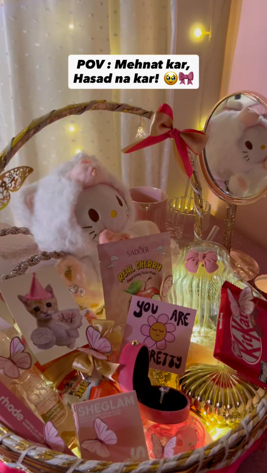 Cute Pink Basket For Her