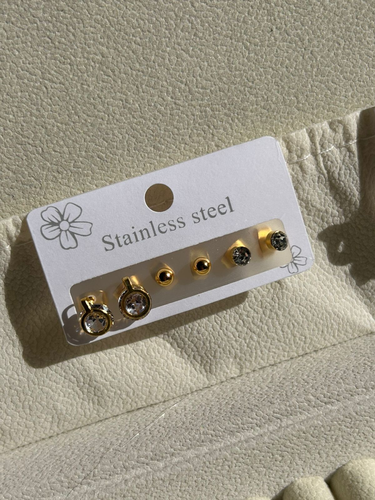 Stainless ear studs