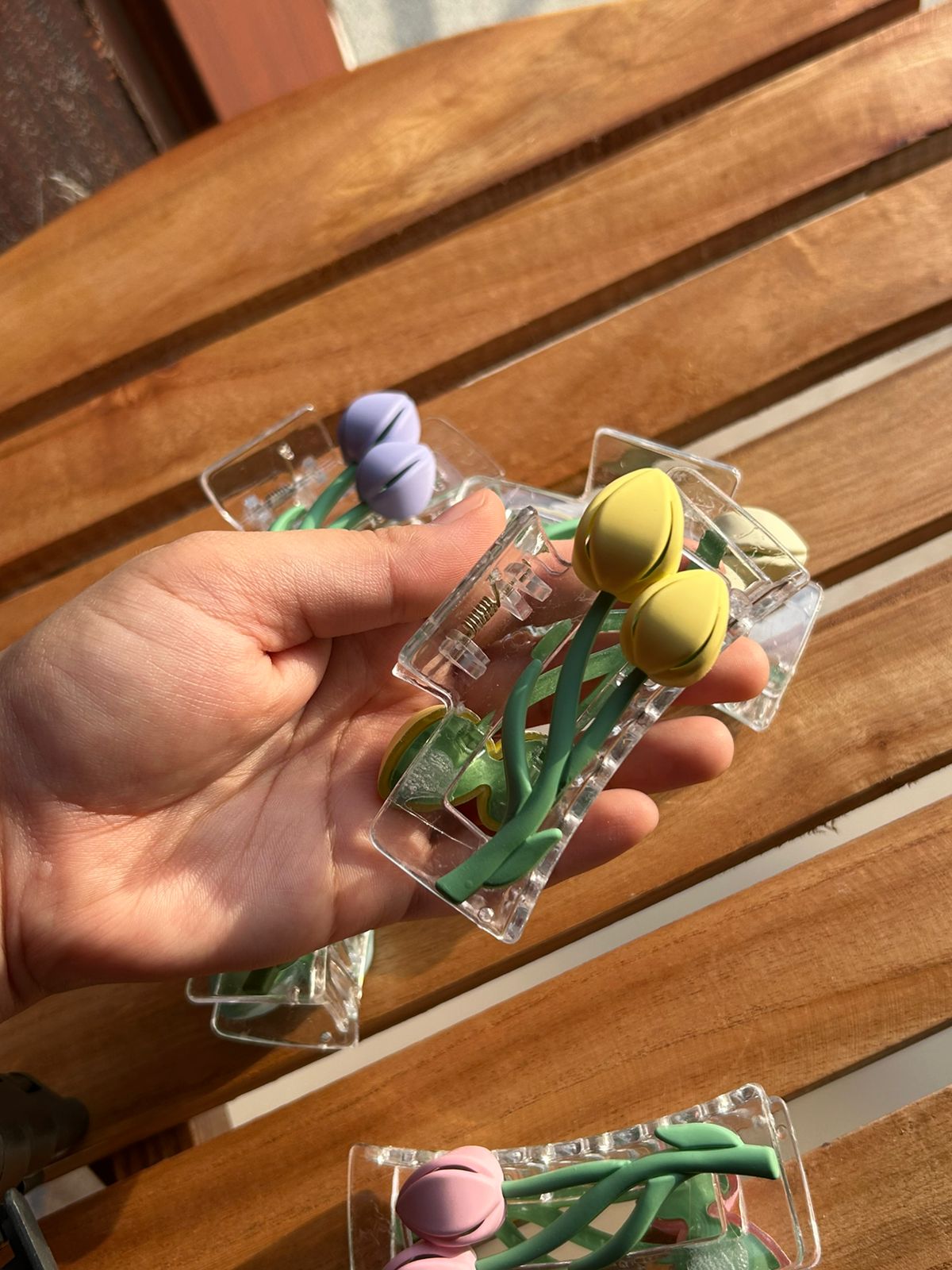 Tulip Hair Clips