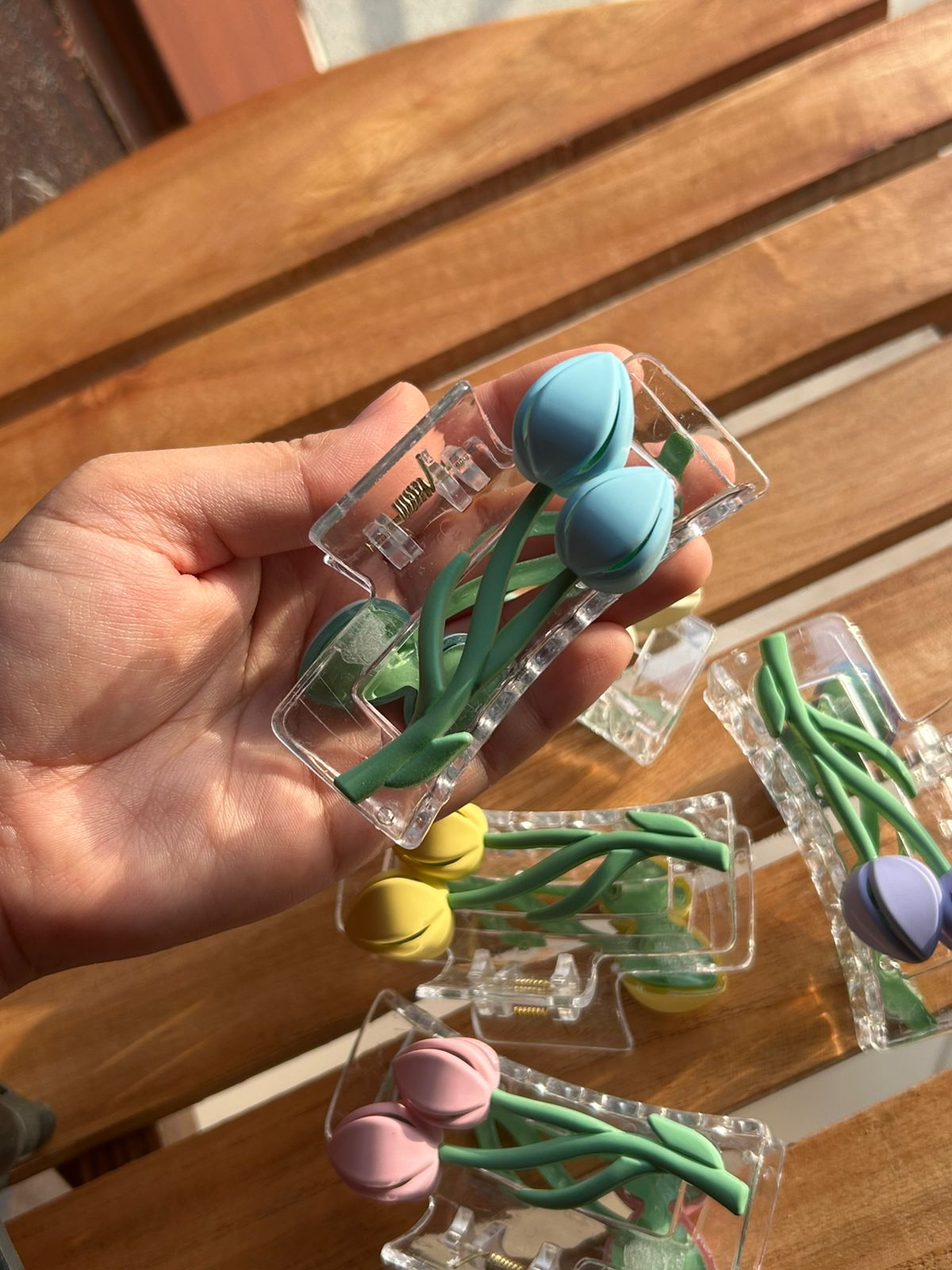 Tulip Hair Clips
