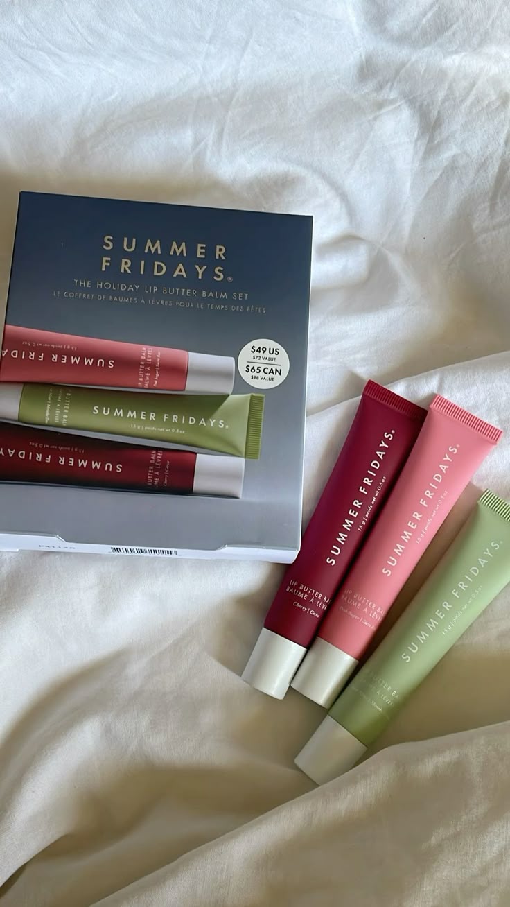 Summer Friday holiday lipbalm set