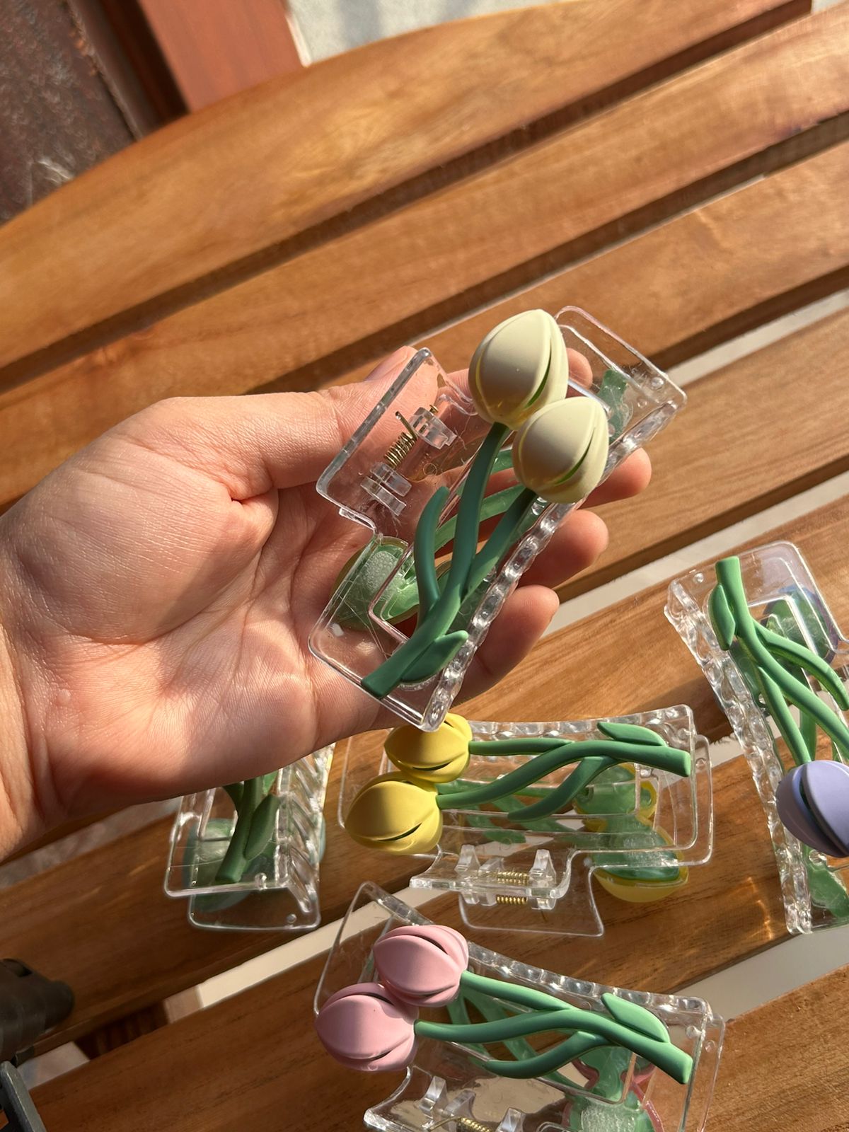 Tulip Hair Clips