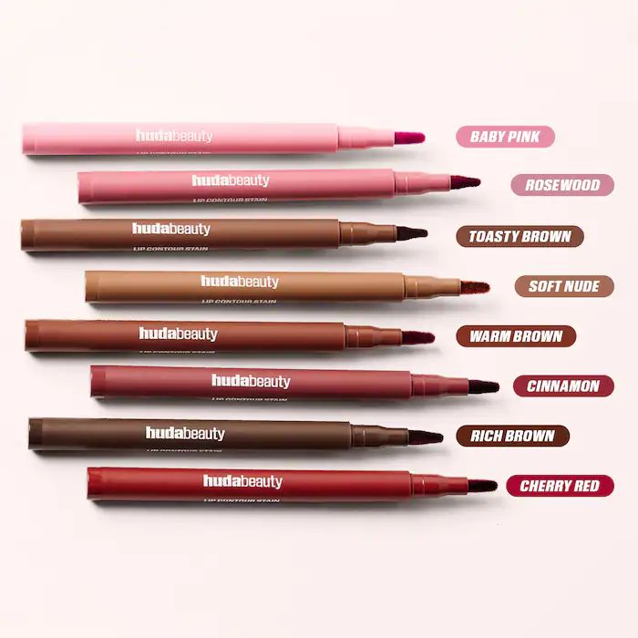 Huda beauty lip contor stains