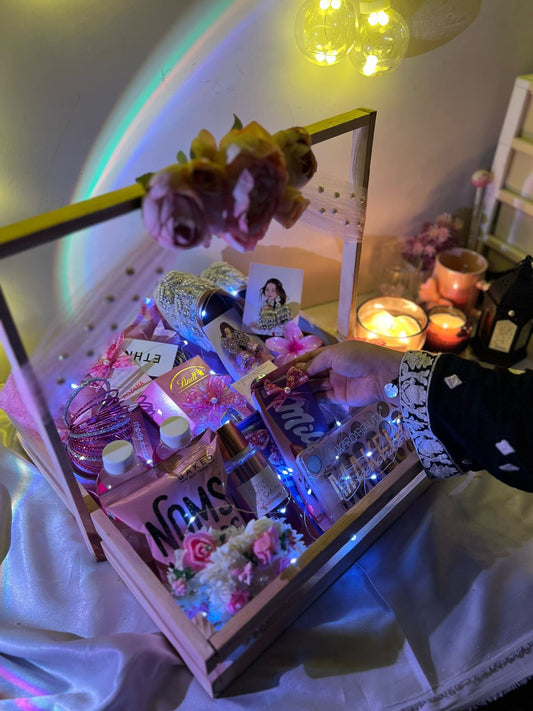 Perfect Pink Eid Basket