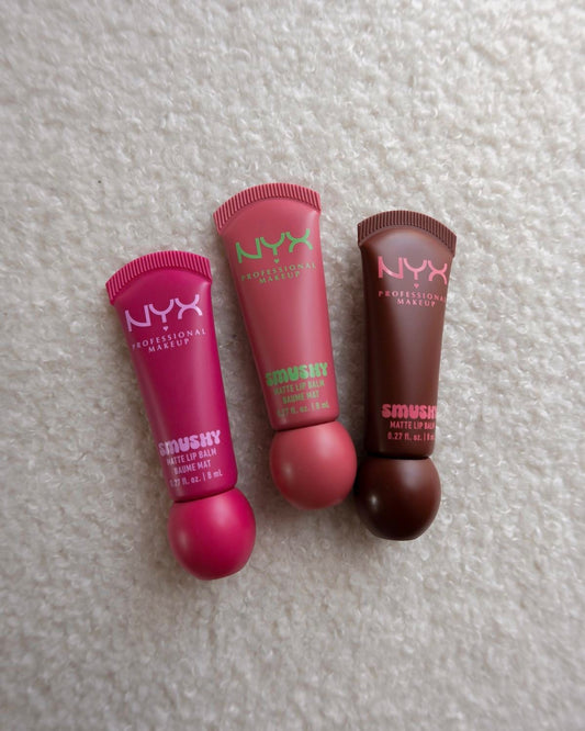 Nyx smushy matte lip balms