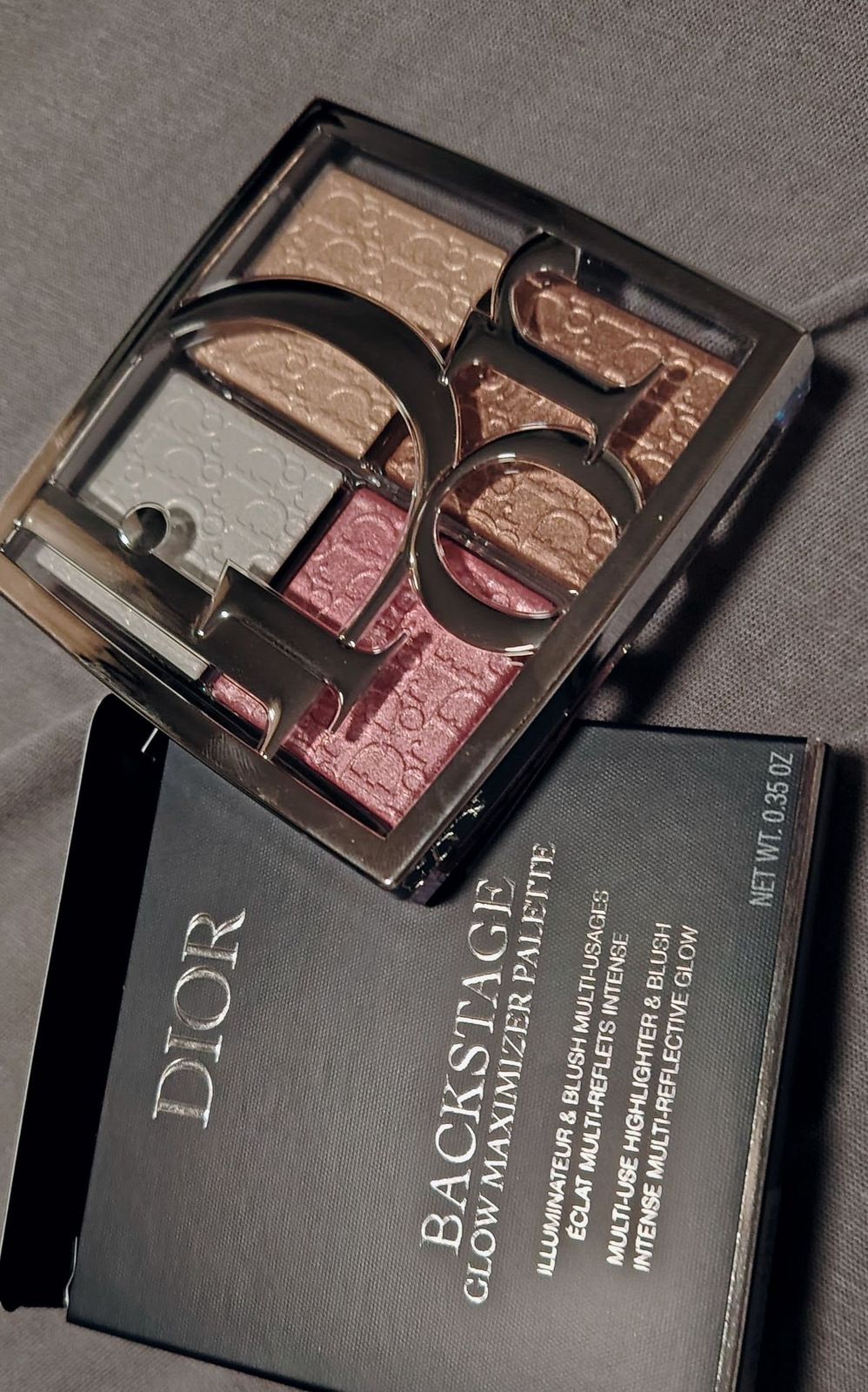 Dior backstage highlighter palette